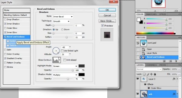 Creation of Pxleyes icon: Step 11